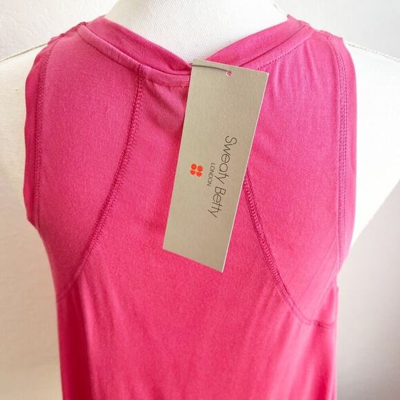 Sweaty Betty Tayberry Pink Activewear Women Tank Size XS Brand New - Picture 2 of 5
